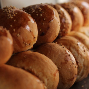 Pan con semillas de ajonjolí