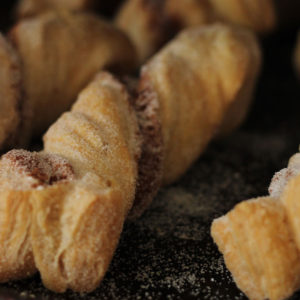 Churros combinados con azucar